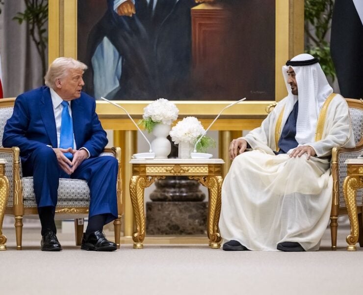 UAE President Sheikh Mohamed holds talks with US President Trump