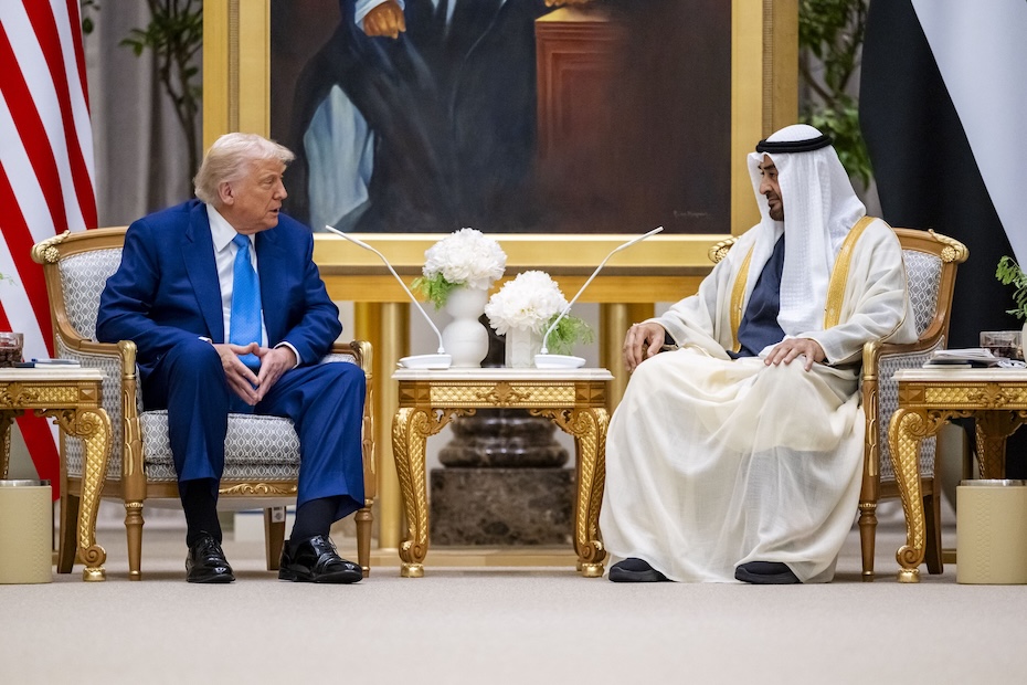UAE President Sheikh Mohamed holds talks with US President Trump