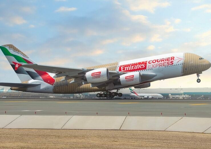 Emirates unveils A380 livery for new courier express service