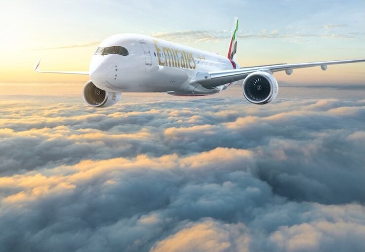 emirates a350 service to Bahrain