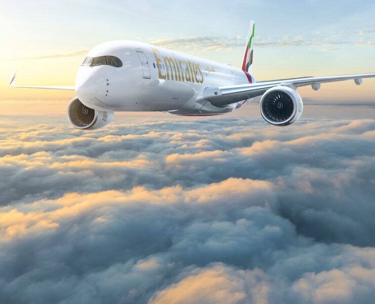 emirates a350 service to Bahrain