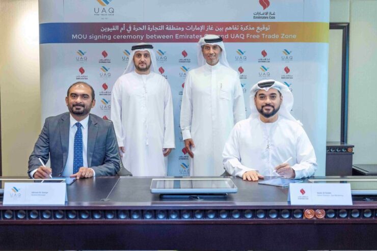 Emirates Gas signs exclusive gas supply deal with UAQ Free Trade Zone