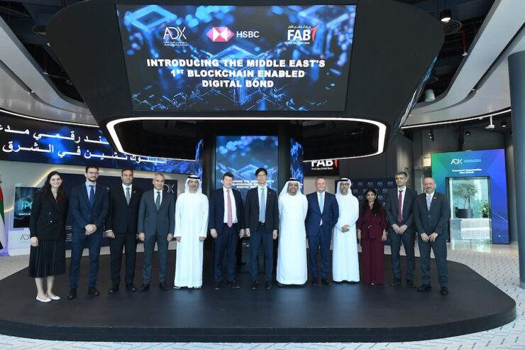ADX, FAB and HSBC launch MENA’s first DLT-based digital bond