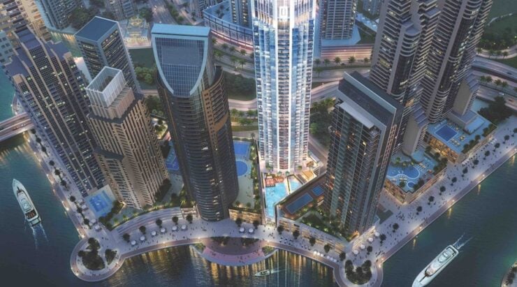 A unit in Liv Residence, Dubai Marina, funded in 3 minutes by 258 investors from 47 nationalities, according to Prypco Mint