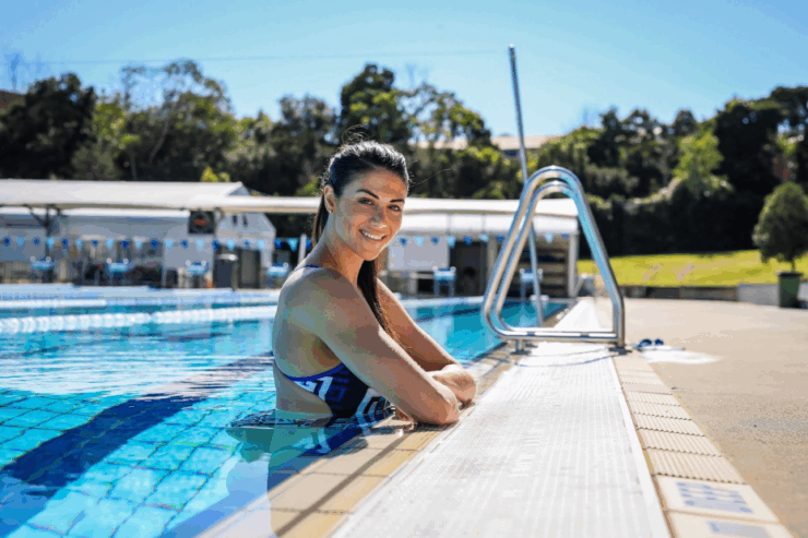 three-time Olympic champion Stephanie Rice