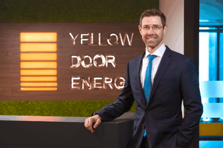 Jeremy Crane, group CEO of Yellow Door Energy