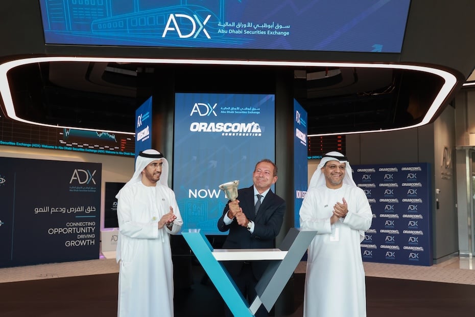 Orascom Construction lists on Abu Dhabi's ADX