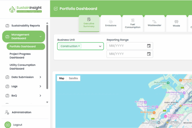 Portfolio Map Dashboard