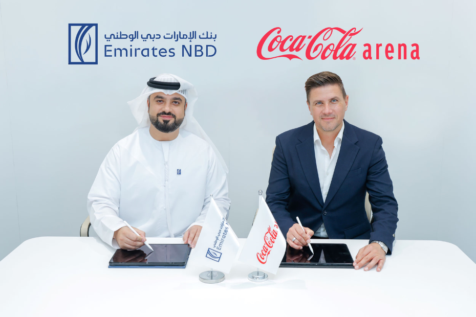 Emirates NBD named official banking partner of Coca-Cola Arena
