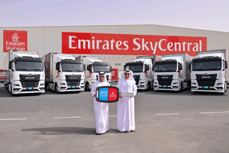 Emirates SkyCargo upgrades ground fleet with advanced Euro 6 MAN trucks