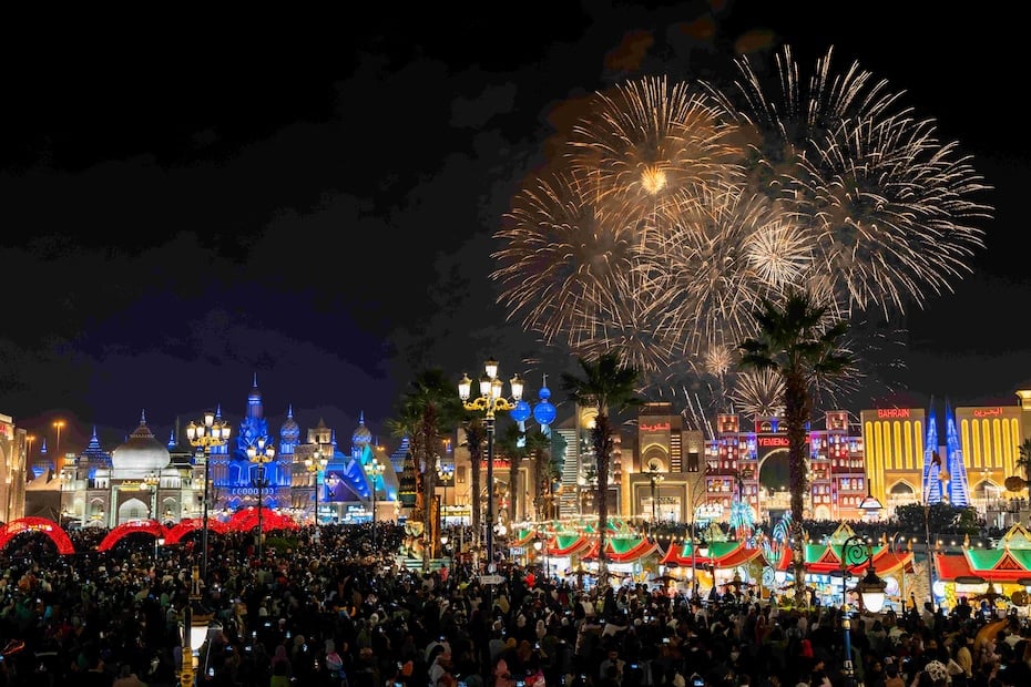Global Village to ring in NYE 2026 with 7 countdowns, fireworks, drone displays