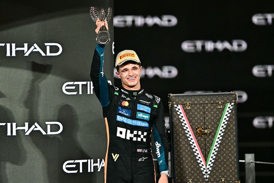 McLaren's Lando Norris is 2025 F1 world champion; Max Verstappen takes Abu Dhabi win