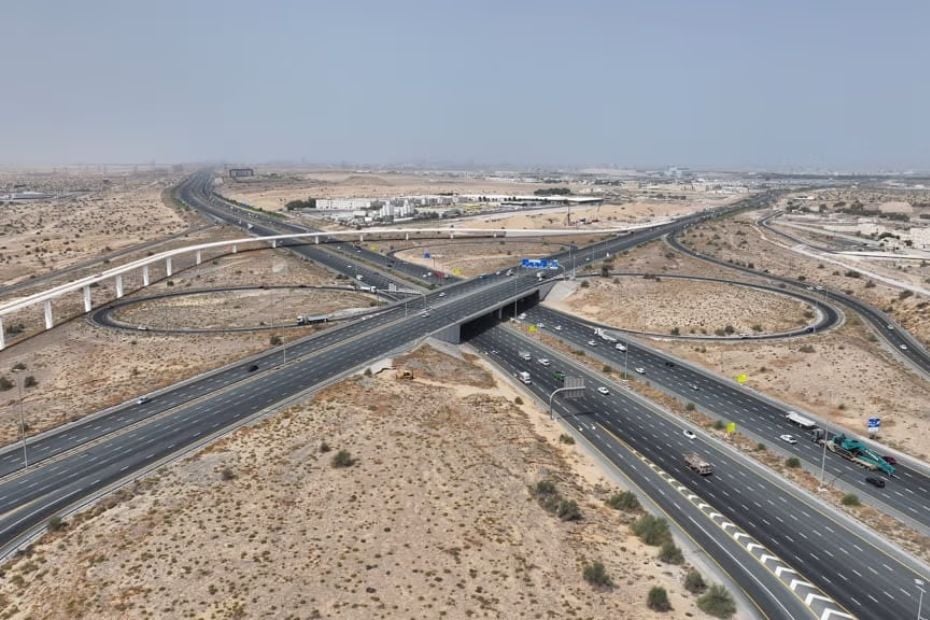 Dubai's new road project: 2,300 metres of bridges, major lane expansions planned