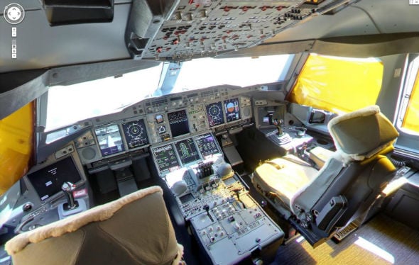 A380 - Pilot Cockpit