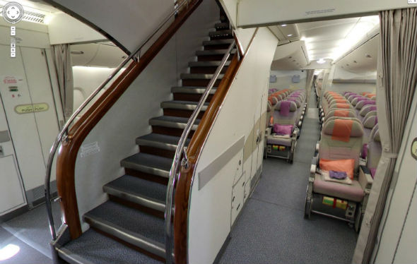 A380 - Staircase to Upper Deck