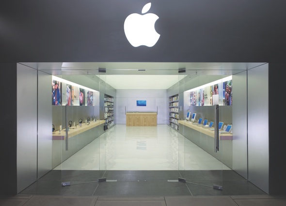 Apple store inside