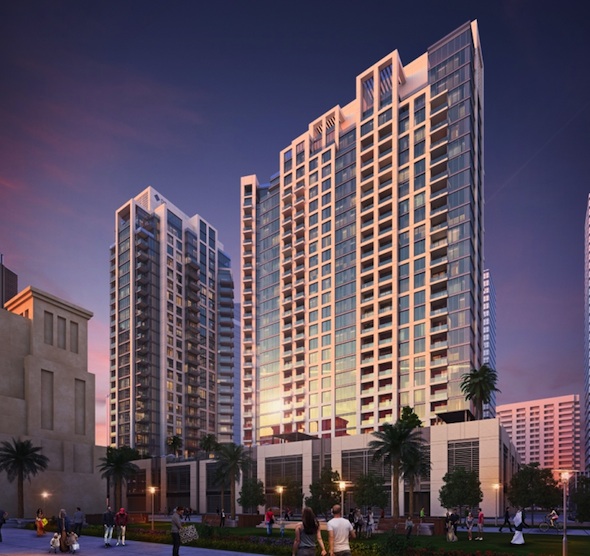 Bellevue Towers_Night Shot