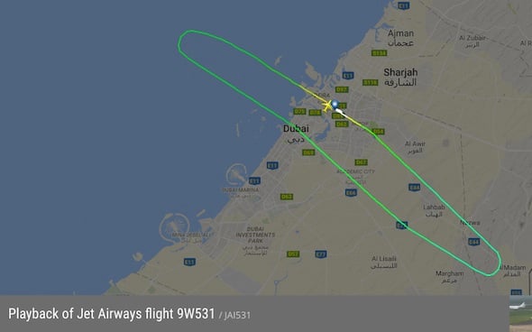 Jet Airways diversion
