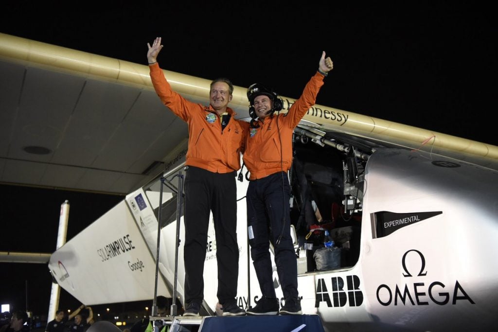 Solar Impulse landing
