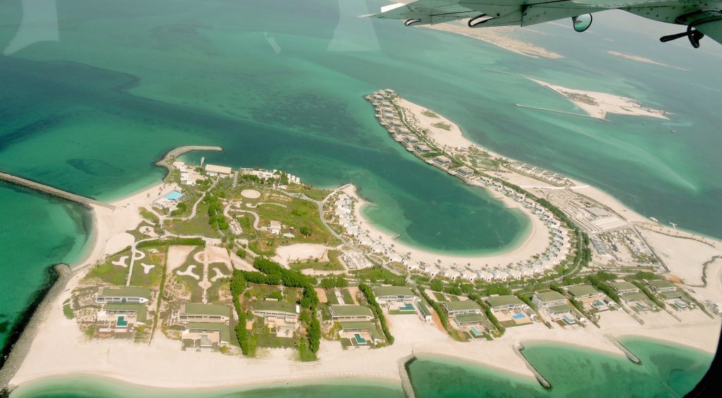 aerial view Zaya Nurai Island